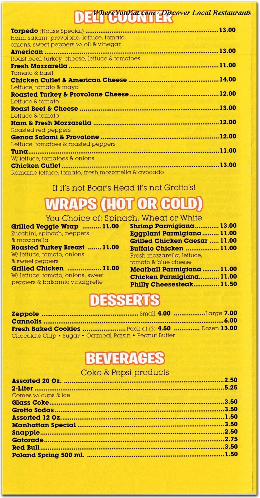 menu 4